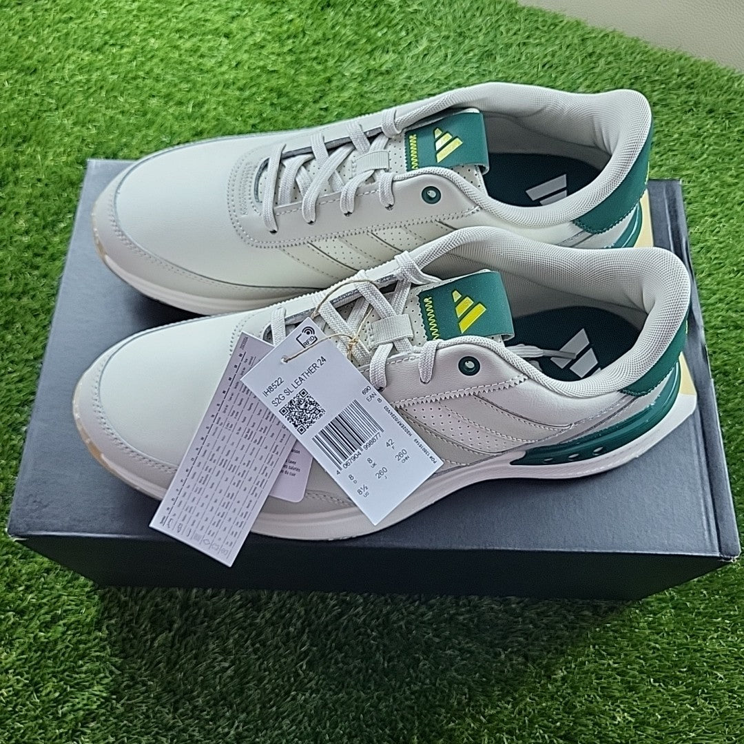 Adidas S2G SL Leather 24 Golf Shoes UK 8 *BRAND NEW*