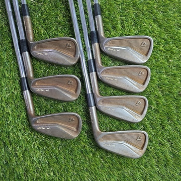 Taylormade P7mc Raw Iron Set 4-PW KBS Tour Stiff Flex Shafts *RARE*