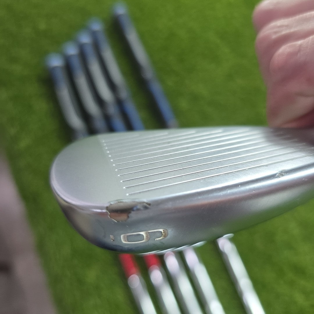 Mizuno JPX 923 Hot Metal Iron Set 5-PW KBS $-Taper Lite 95 Regular Flex Shafts