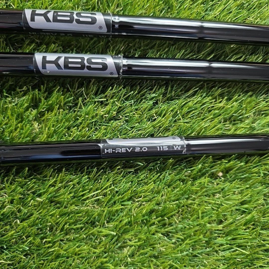 Mizuno S23 Wedge Set 50/56/60 Degree KBS Hi Rev 115 Wedge Flex *LEFT HANDED*
