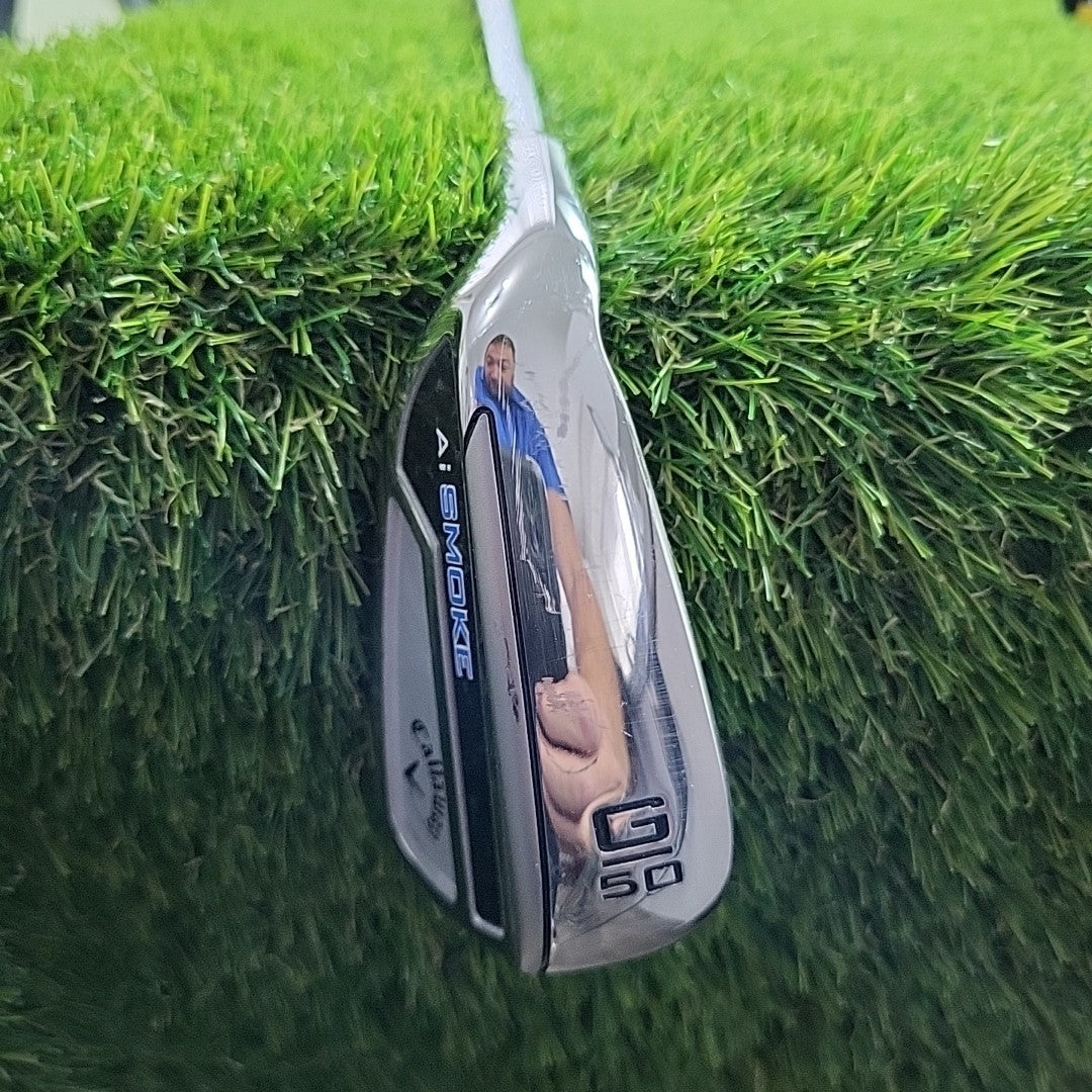 Callaway Paradym Ai Smoke Gap Wedge "G" 50 Deg Modus 105 Stiff *LEFT HANDED*
