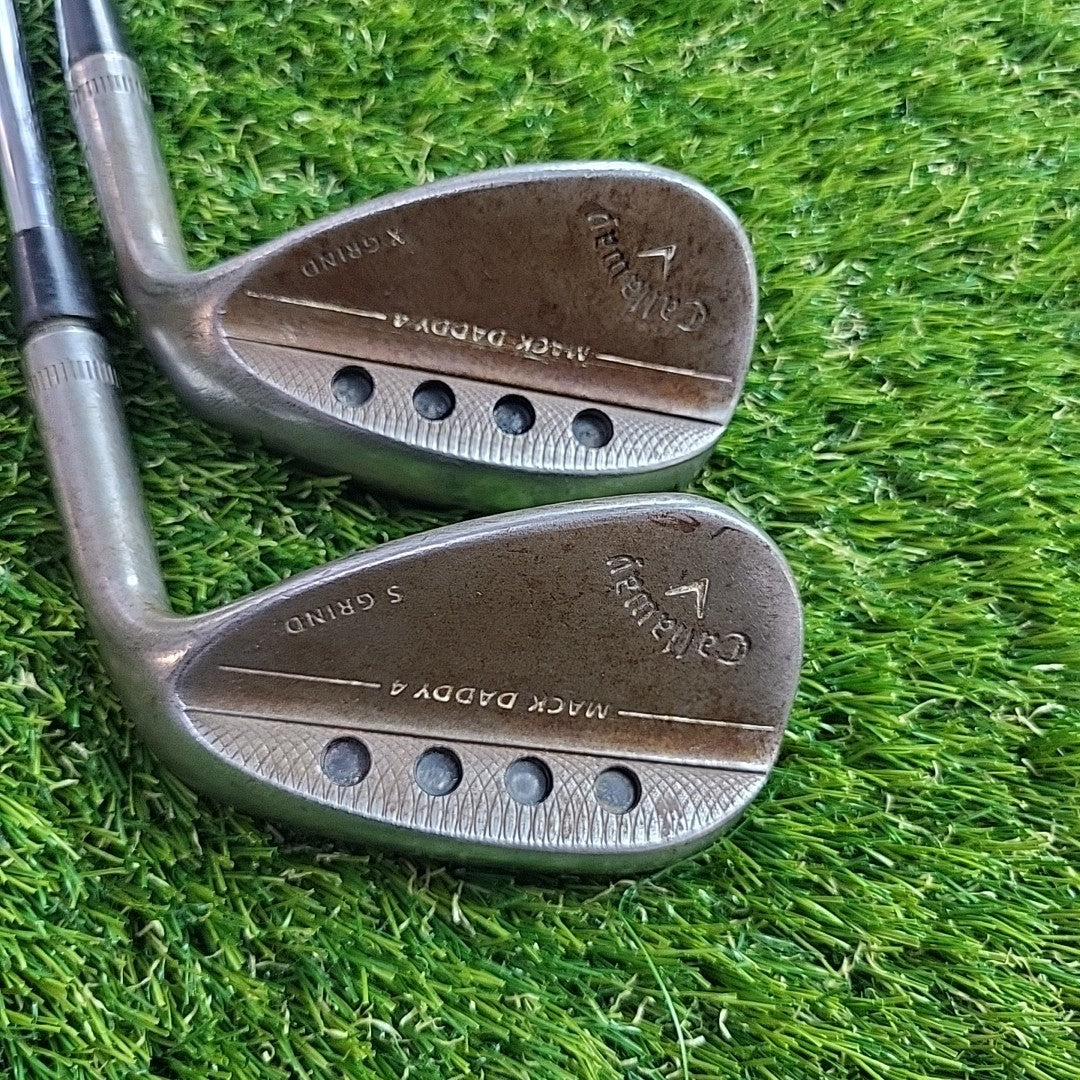 Callaway Mack Daddy 4 Wedge Set 52 & 58 Degree Dynamic Gold 105 Stiff Flex