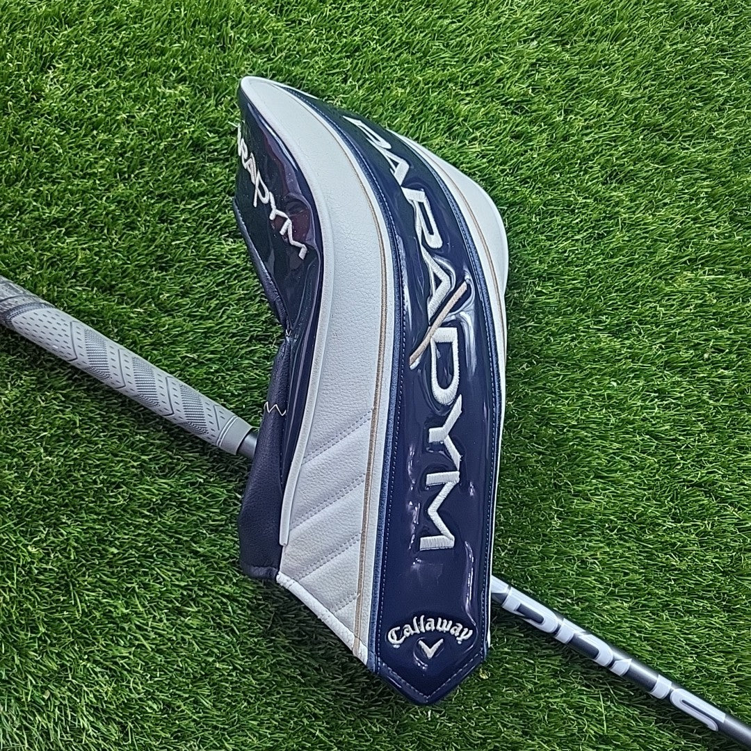 Callaway Paradym X Driver 9.0 Degree Hzrdus 5.5 Regular Flex Shaft *LEFT HANDED*
