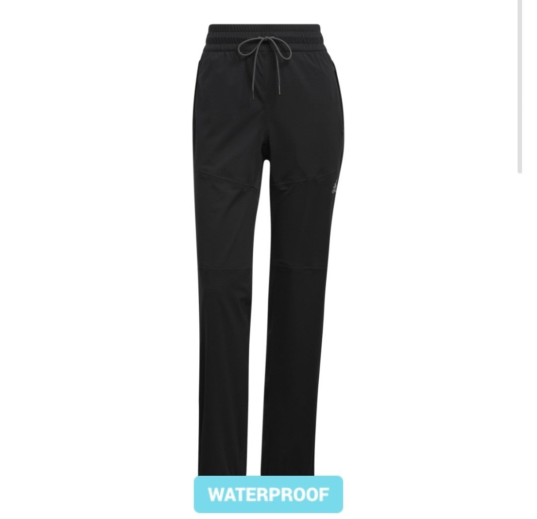 adidas Ladies Rain.RDY Waterproof Golf Trousers HI5598 Black Size XL *BRAND NEW*