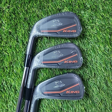 Cobra King Forged CB Black 4/5/6 Iron Set KBS Tour V 110 Stiff Left Handed *NEW*