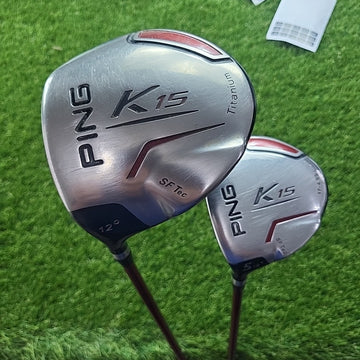 Ping K15 Driver & 5 Wood SF Tec 12 & 19 Degree Soft Regular Flex *LEFT HANDED*