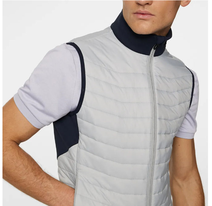J.Lindeberg Golf Gilet Holden Quilt Hybrid Vest High Rise SS25