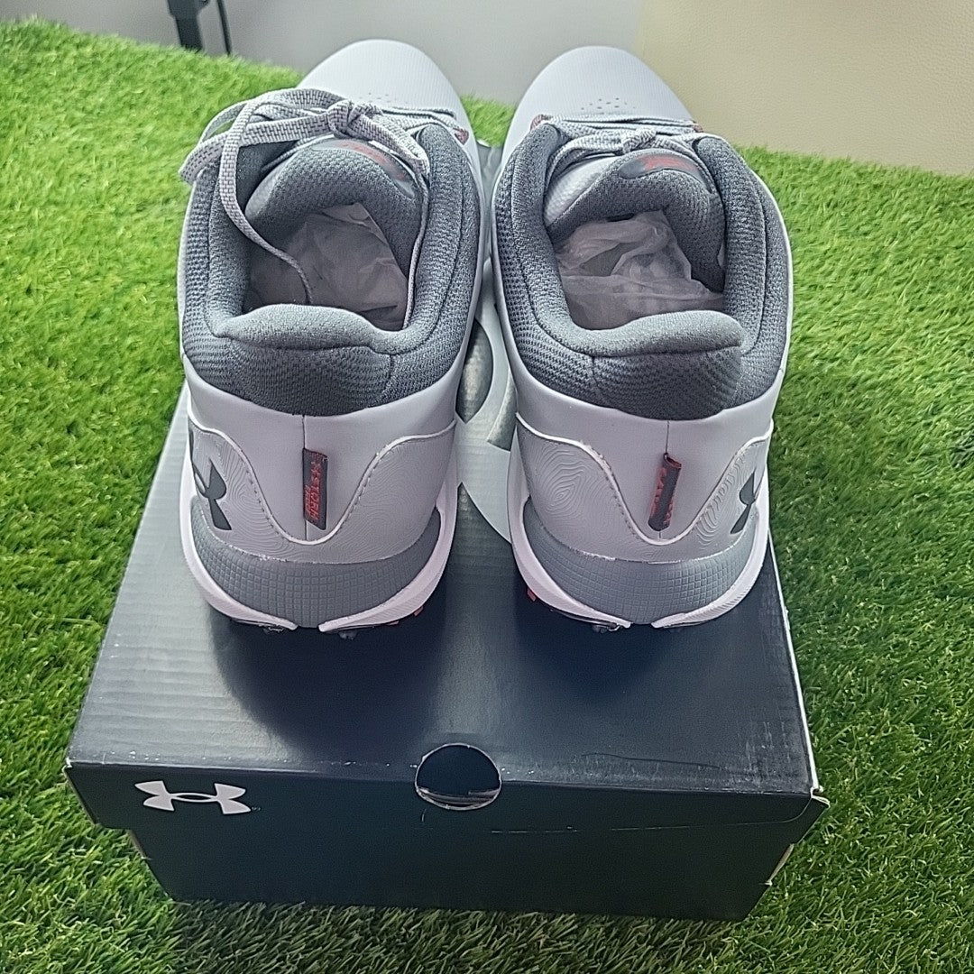 Under Armour Drive Pro Wide Golf Shoes Grey/Grey UK 8 *BRAND NEW*