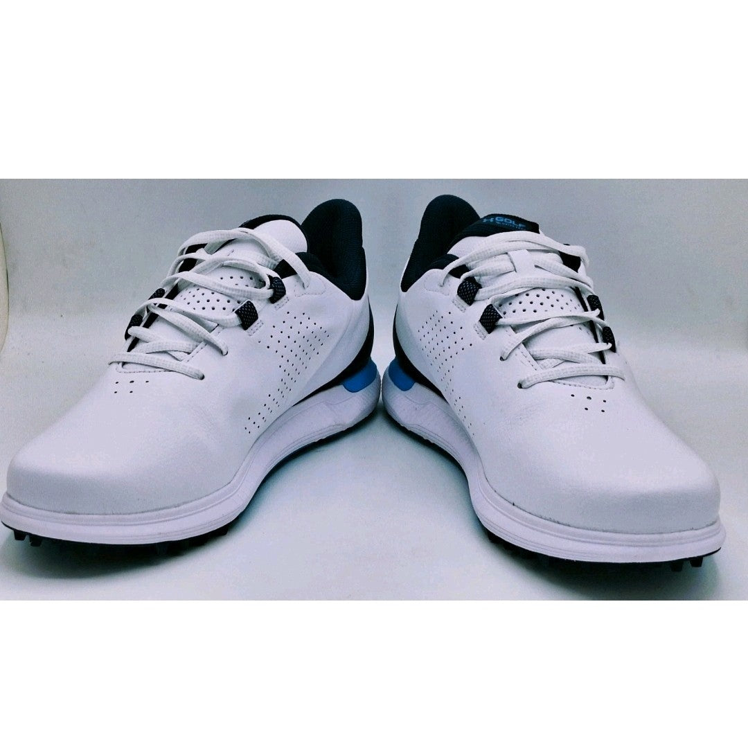 Under Armour Drive Fade SL White/Blue Golf Shoes Size UK 8 *BRAND NEW*