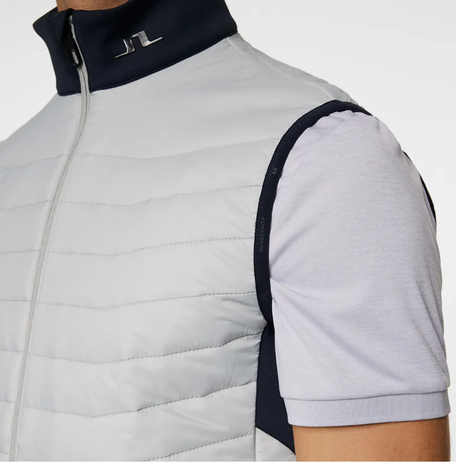 J.Lindeberg Golf Gilet Holden Quilt Hybrid Vest High Rise SS25