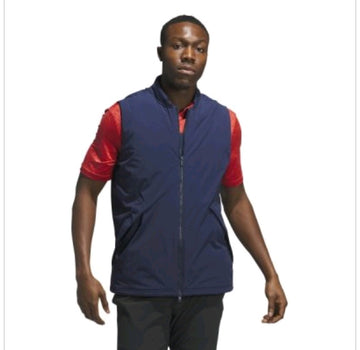 adidas Ultimate365 Tour Frostguard Full-Zip Padded Vest HZ3222 Navy Size XL NEW