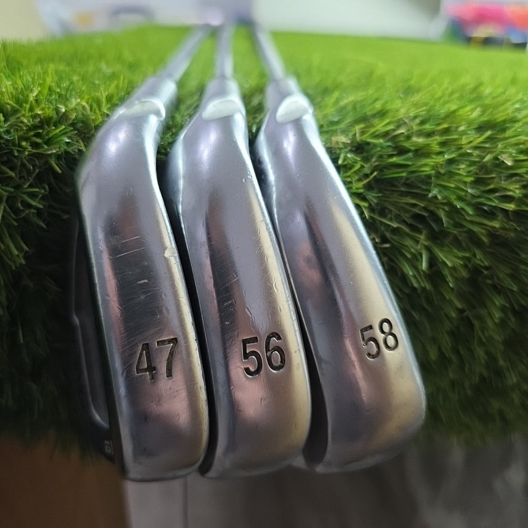 Ping Tour W Wedge Set 47/56/58 AWT Stiff Flex Shafts *LEFT HANDED*