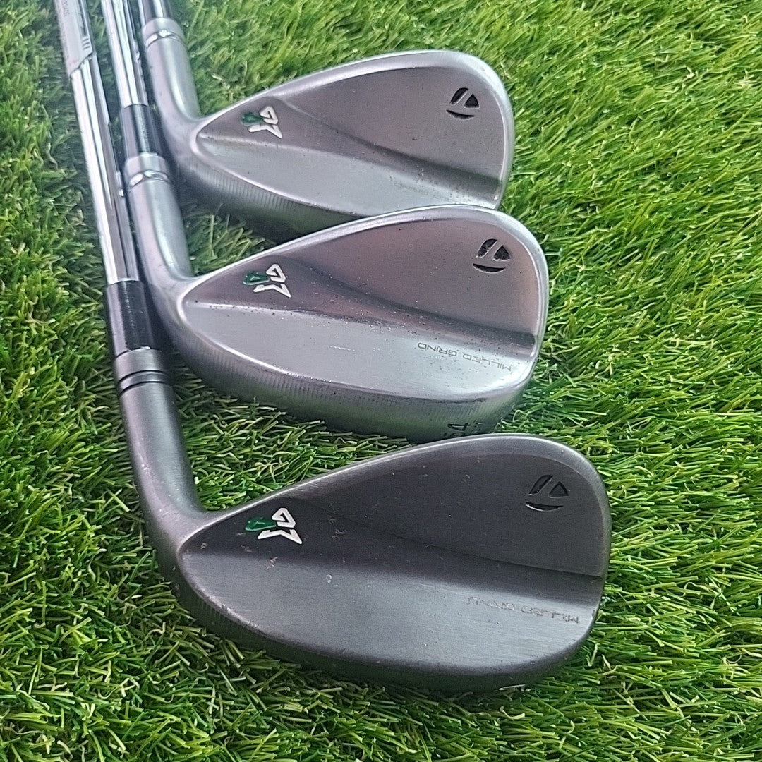 Taylormade Milled Grind 4 Wedge Set 50/54/58 Dynamic Gold Wedge Flex Shafts