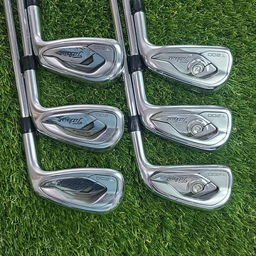 Titleist T200 Iron Set 5-PW AMT Black S300 Stiff Flex Shafts
