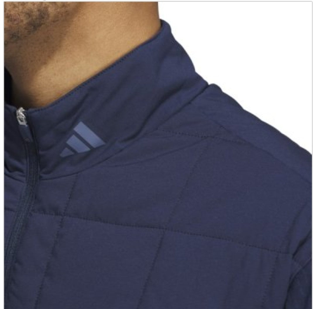 Adidas Ultimate365 Quilted 1/2 Zip Golf Wind Top 2024 IW1391 Navy Size XL *NEW*