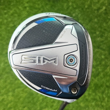 Taylormade Sim Titanium 3 Wood 15 Degree Hzrdus 6.5 Extra Stiff Shaft