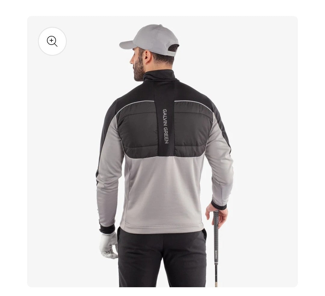 Galvin Green Douglas Insulating Golf Mid Layer Sharkskin/Black Mens SIZE M *NEW*