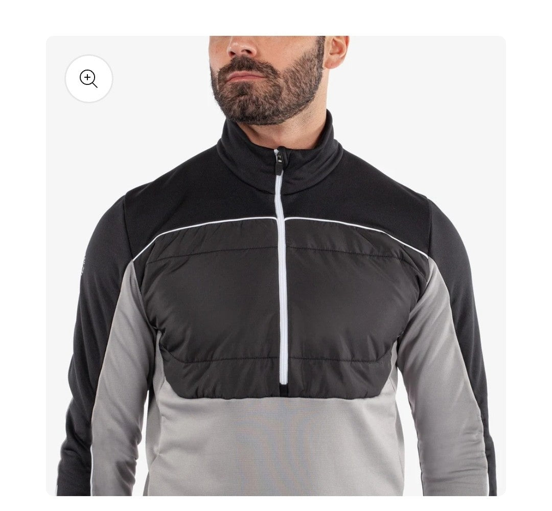 Galvin Green Douglas Insulating Golf Mid Layer Sharkskin/Black Mens SIZE M *NEW*