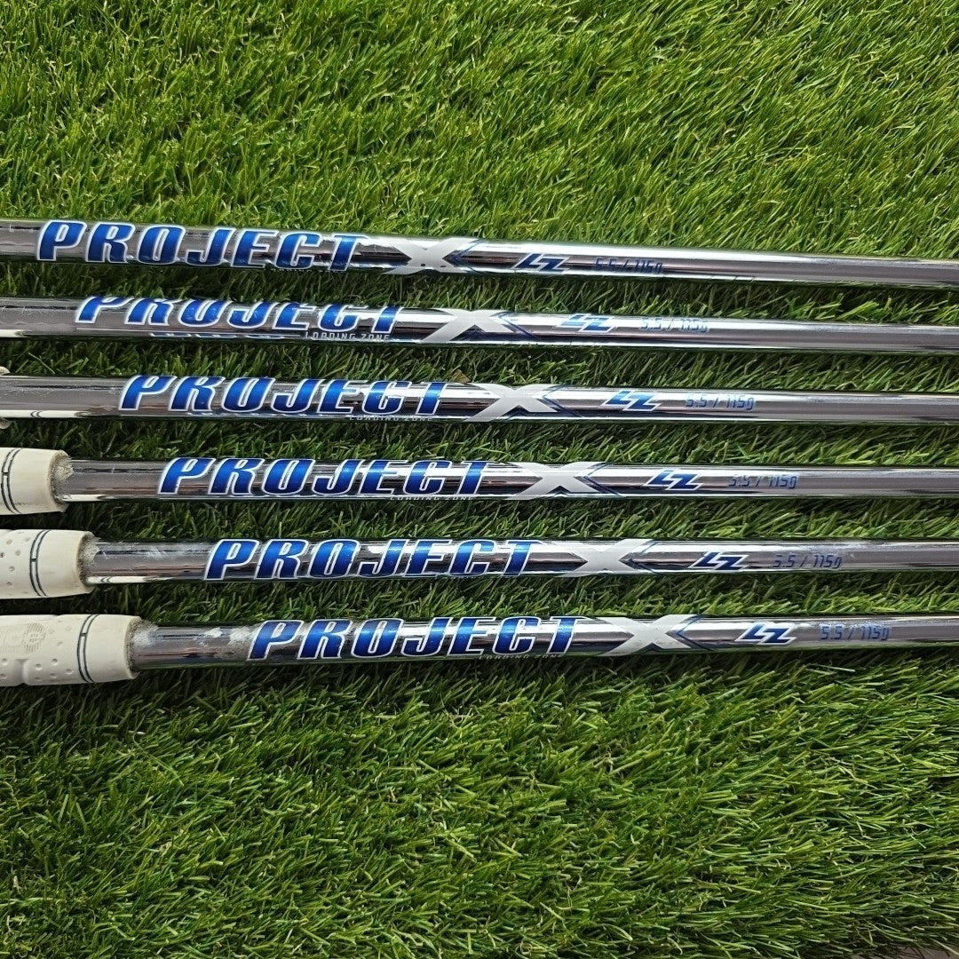 Ping i500 Iron Set 5-PW Black Dot Project X 5.5 Regular Flex Shaft Midsize Grips