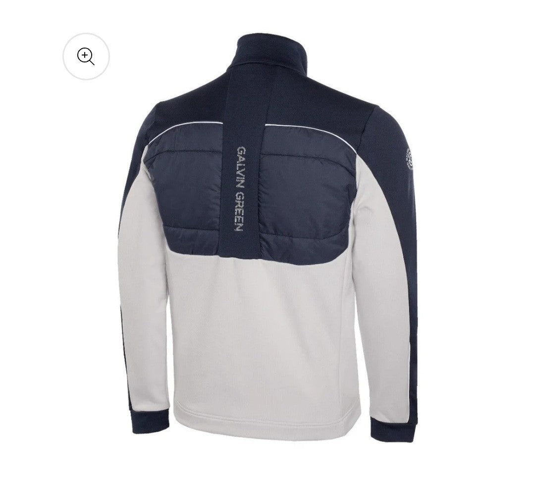 Galvin Green Douglas Insulating Golf Mid Layer Cool Grey/Navy Mens SIZE XXL NEW 