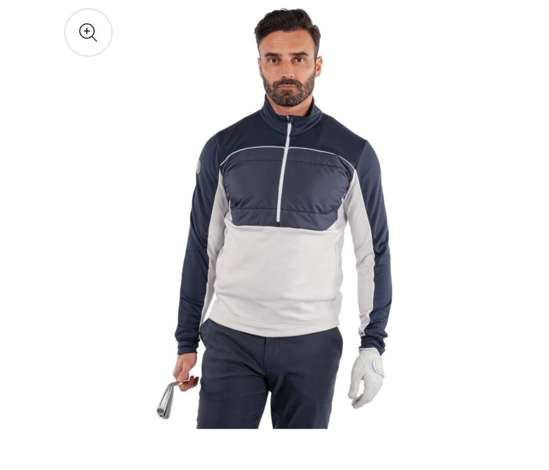 Galvin Green Douglas Insulating Golf Mid Layer Cool Grey/Navy Mens SIZE XXL NEW 