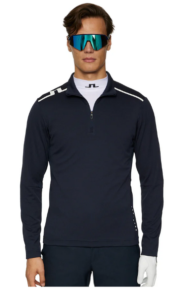 J.Lindeberg Golf Leon Mid Layer SS25 Navy