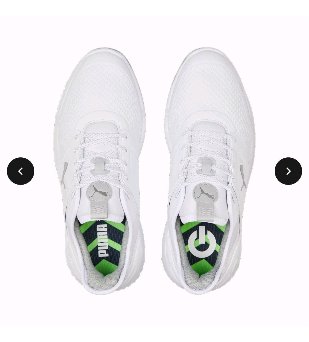 Puma Ignite Elevate Golf Shoes White/Silver UK 8.5 *BRAND NEW*