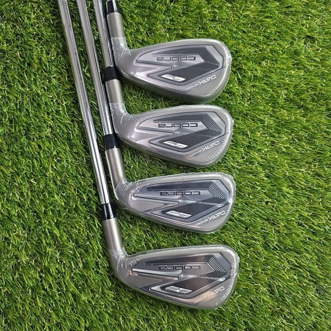 Cobra Darkspeed Iron Set 6-9 Iron KBS Tour Lite Stiff Flex Shaft *BRAND NEW*