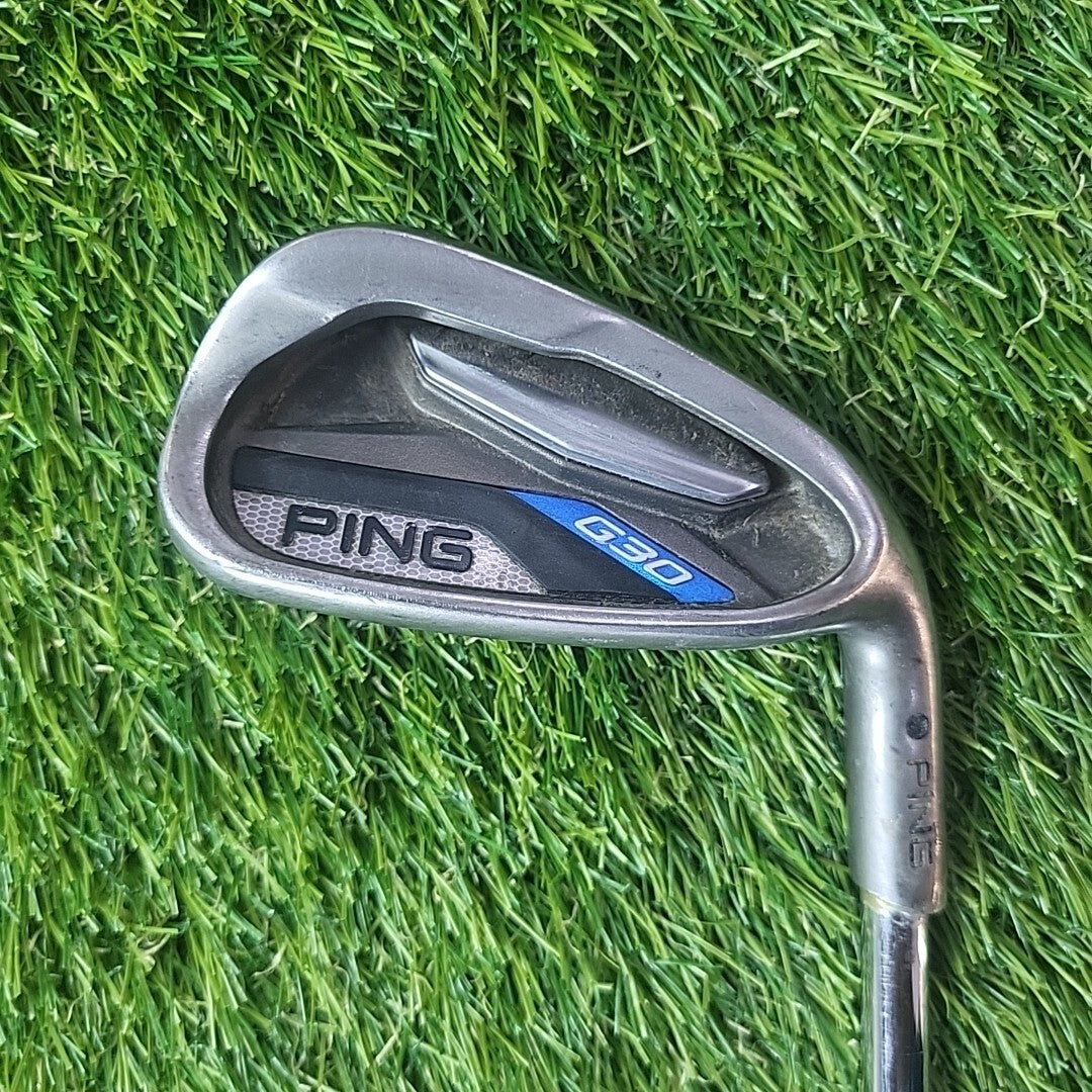 Ping G30 8 Iron Black Dot AWT Stiff Flex Shaft Retro Spec