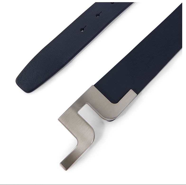 J Lindeberg Bridger Belt SS2025 Navy & White Available *BRAND NEW*