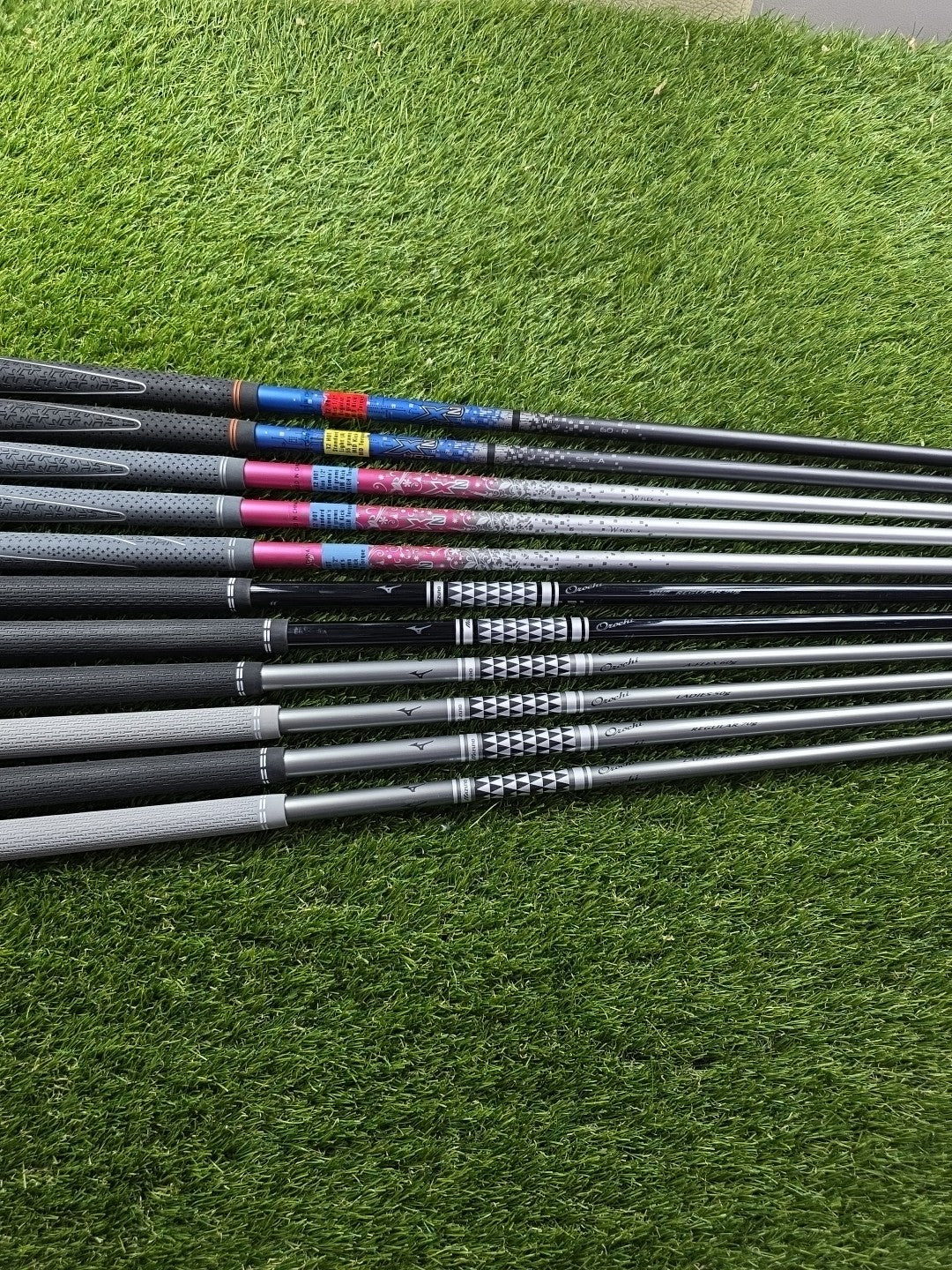 Job Lot Of Golf Club Graphite Iron Fitting Shafts Various Brand/Flex All X11