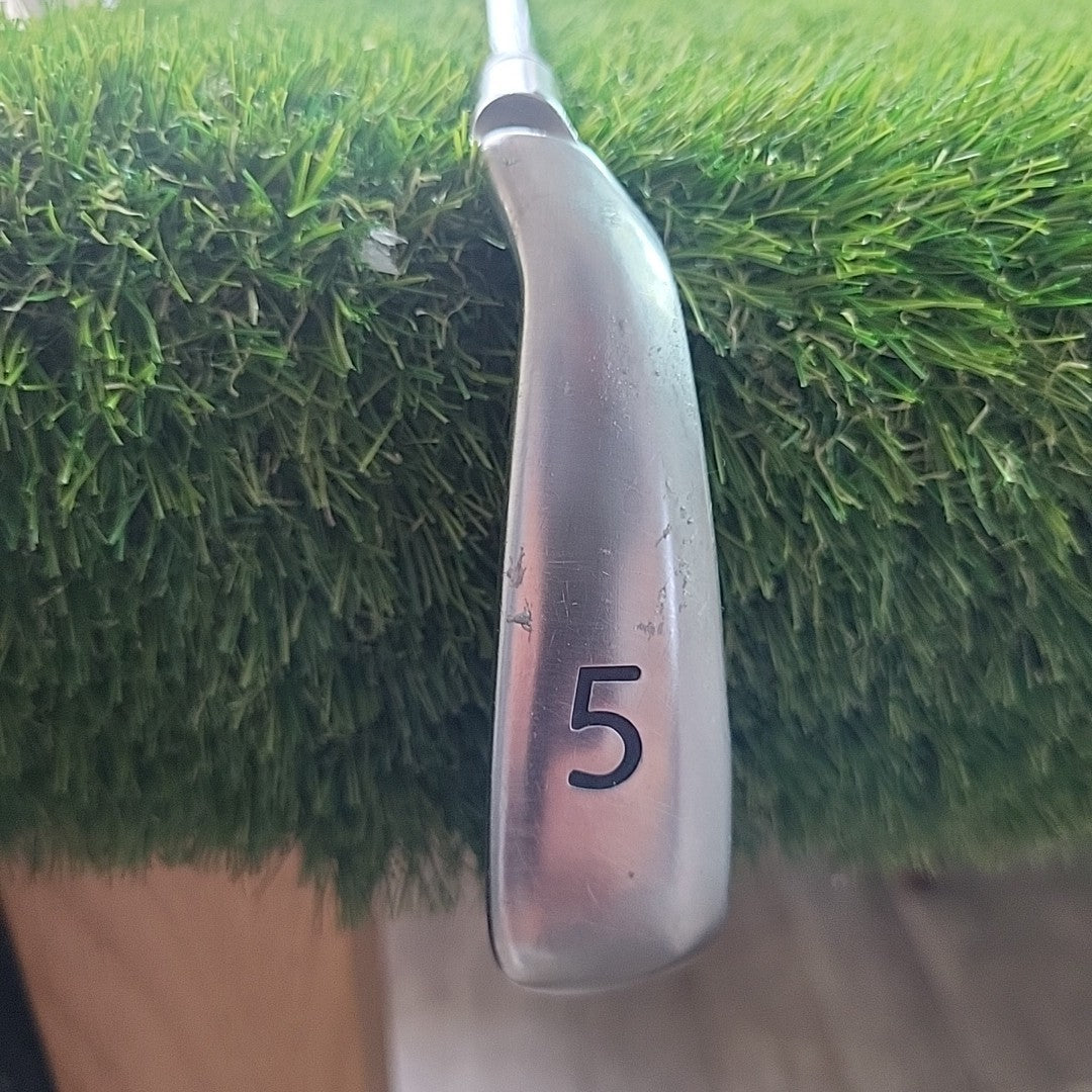 Ping G Series 5 Iron Blue Dot AWT 2.0 Stiff Flex Shaft Midsize Grip 38.75"