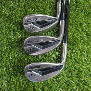 Mizuno S23 Wedge Set 50/56/60 Degree KBS Hi Rev 115 Wedge Flex *LEFT HANDED*