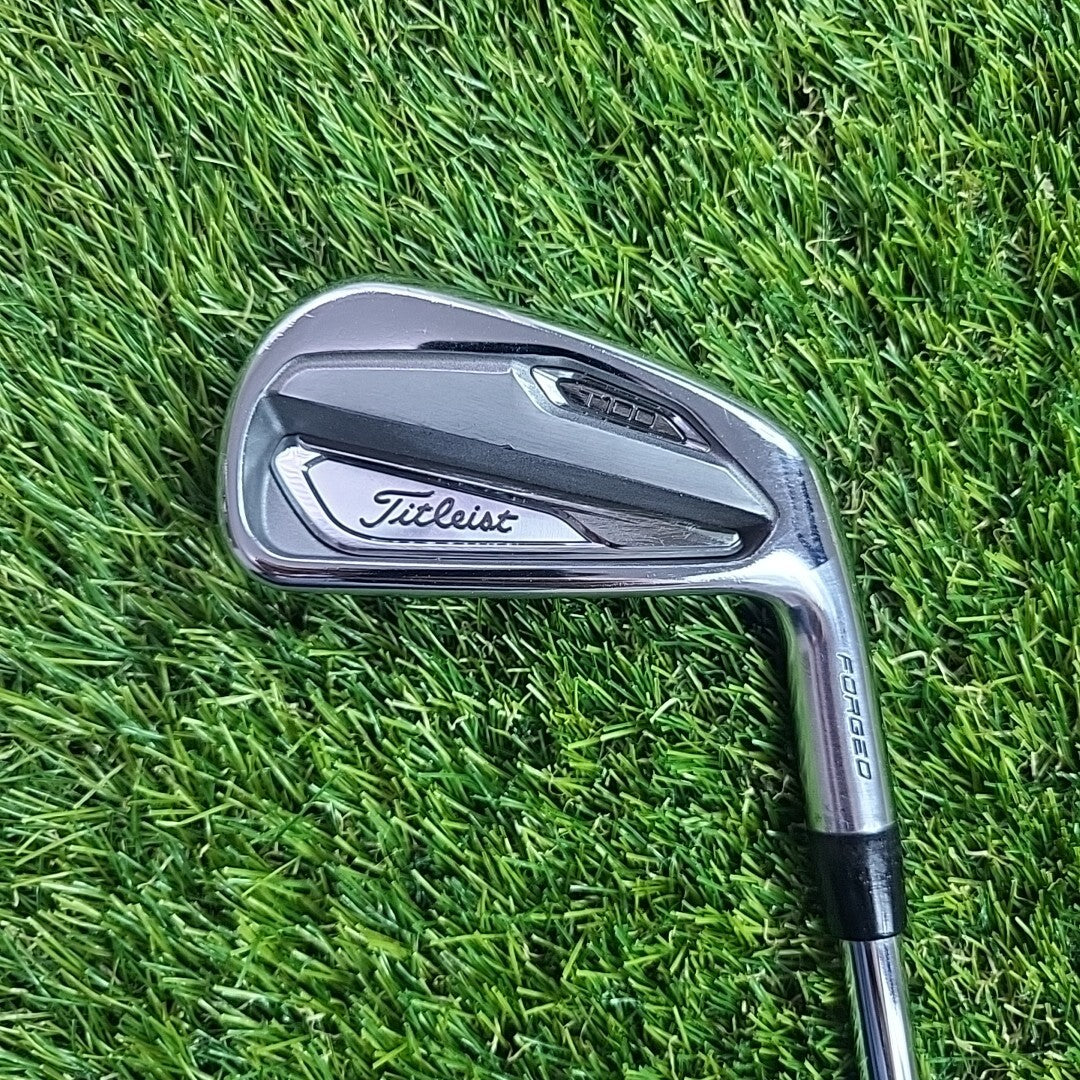 Titleist T100 4 Iron 1/2 Inch Longer AMT Tour White Stiff Flex Shaft