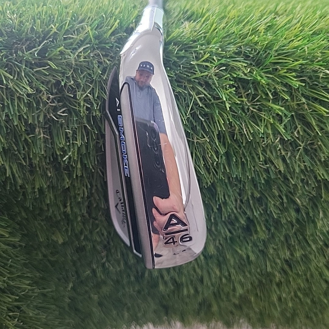 Callaway Paradym Ai Smoke Approach Wedge 46 Deg Cypher Stiff Graphite Shaft L/H