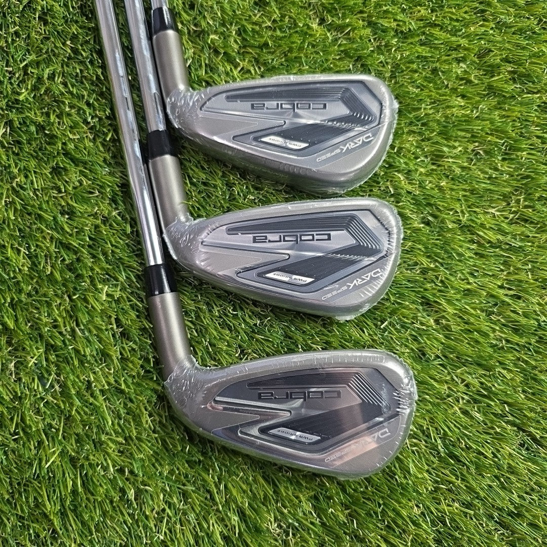 Cobra Darkspeed Half Iron Set 6/7/8 Iron KBS Tour Lite Regular Flex *BRAND NEW*