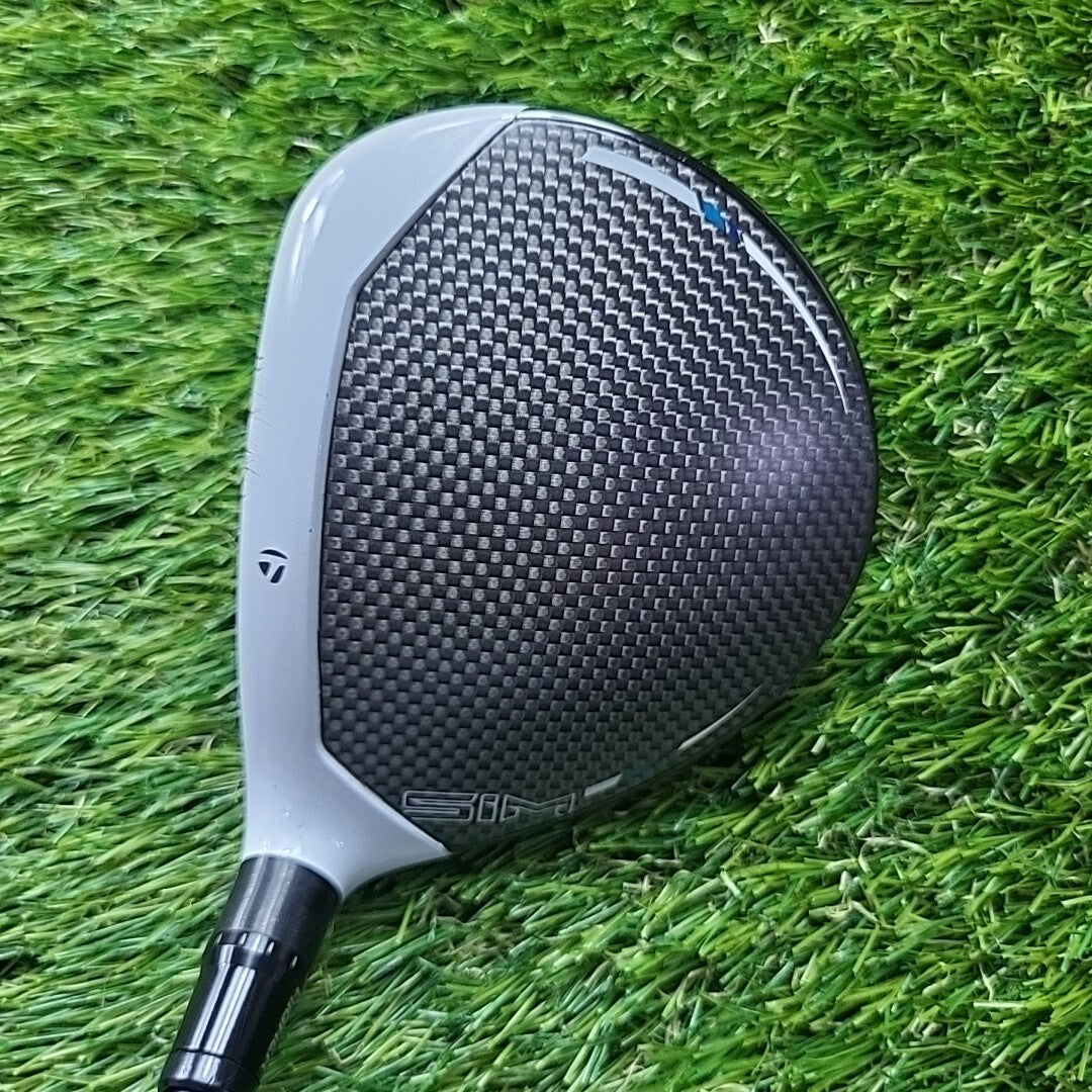 Taylormade Sim Titanium 3 Wood 15 Degree Diamana 75 Stiff Shaft Midsize Grip