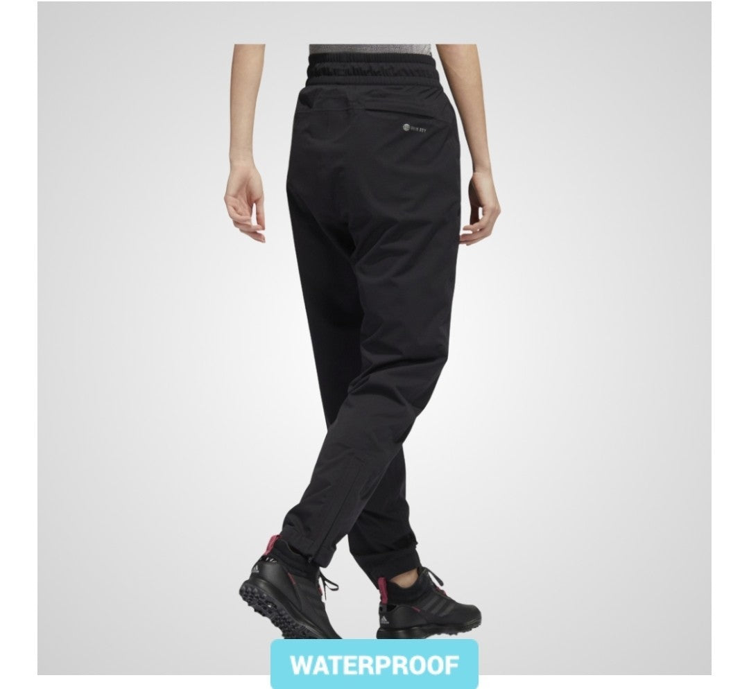 adidas Ladies Rain.RDY Waterproof Golf Trousers HI5598 Black Size XL *BRAND NEW*