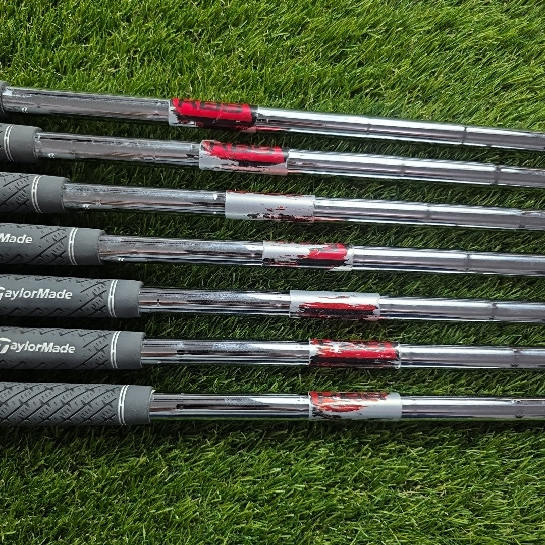 Taylormade P7mc Raw Iron Set 4-PW KBS Tour Stiff Flex Shafts *RARE*