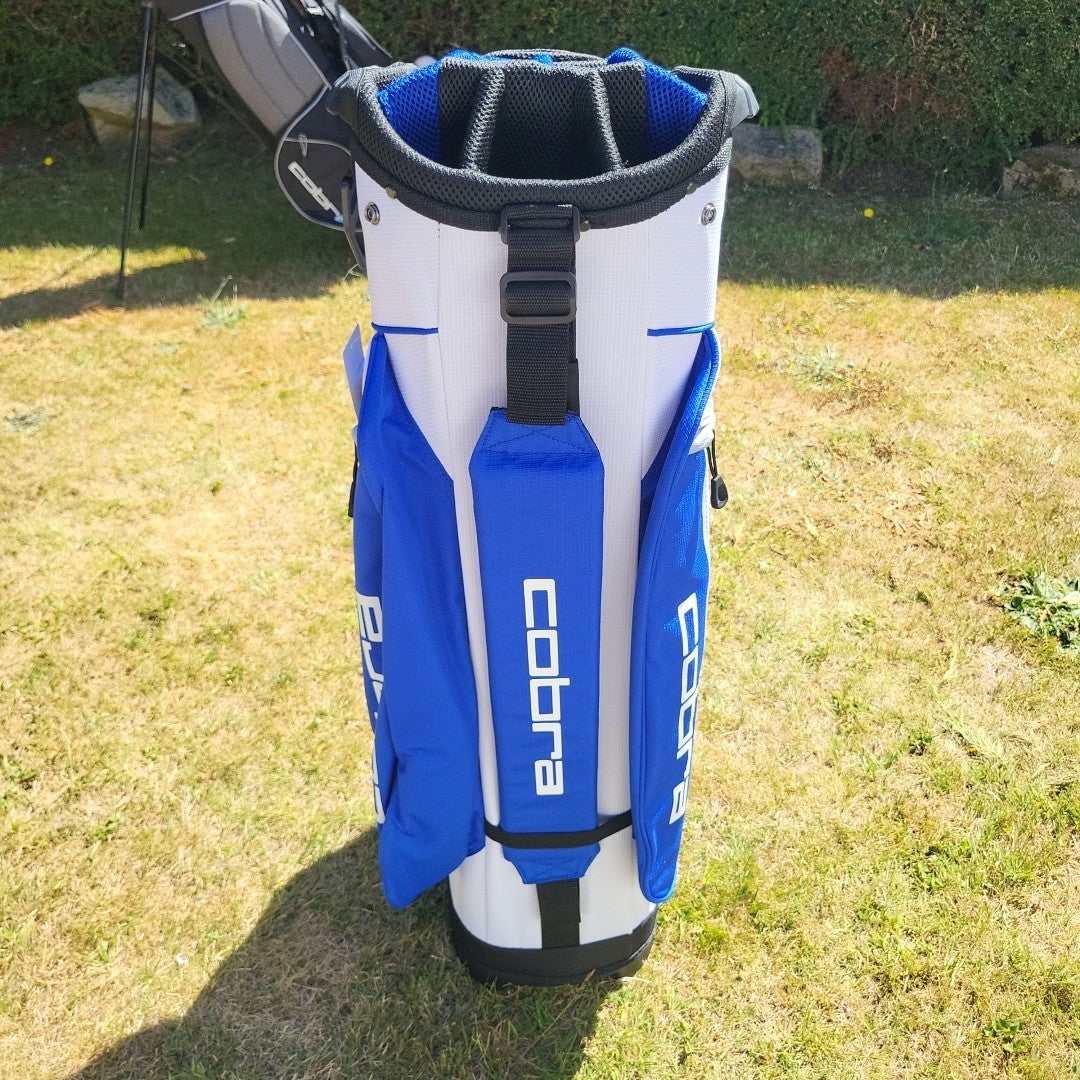 Cobra Cart Bag 14-Way Divider Blue/White *BRAND NEW*