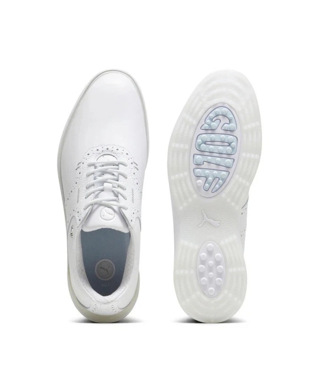Puma Avant Spikeless Golf Shoes White/Ash Gray UK 7.5 *BRAND NEW*