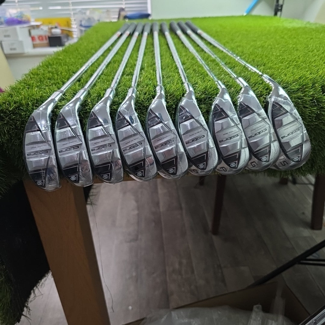 Cobra T Rail 2023 Iron Set 4-PW + GW + SW KBS Tour Regular Flex L/H *BRAND NEW*