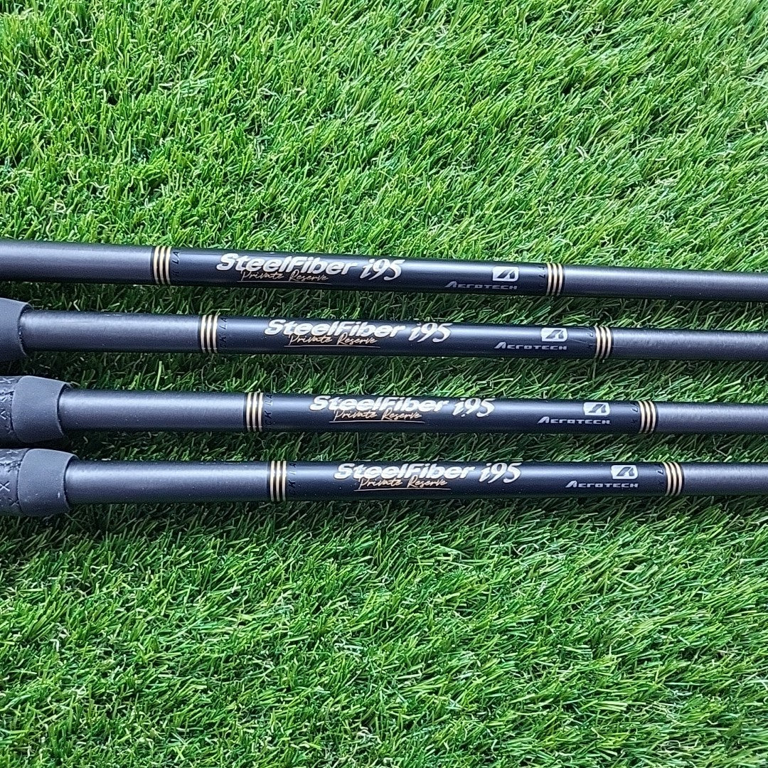 PXG Black Ops Iron Set 7-PW Upgraded Steelfiber i95 Stiff Graphite Shafts