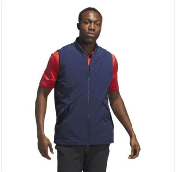 adidas Ultimate365 Tour Frostguard Full-Zip Padded Vest HZ3222 Navy Size S *NEW*