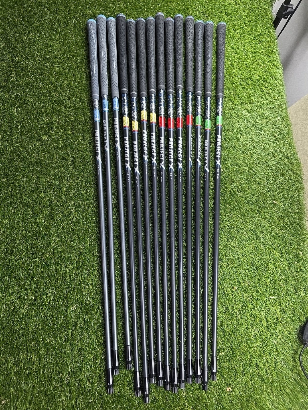 Job Lot Of Golf Club Iron Fitting Shafts All Project X Shafts X14 Various Flex 
