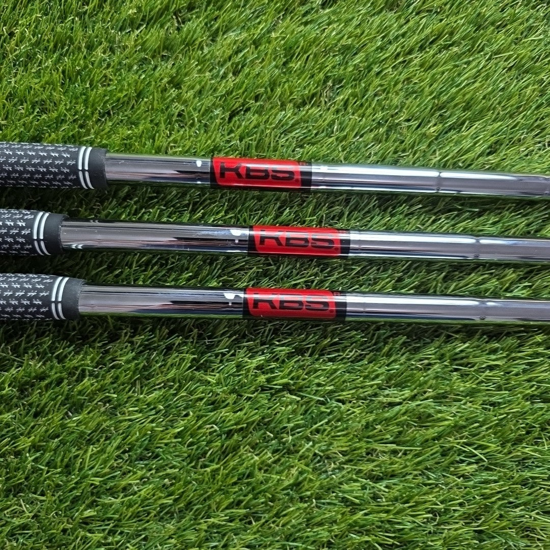 Cobra T Rail Half Iron Set 9/PW/SW KBS Tour Regular Left Handed *BRAND NEW*