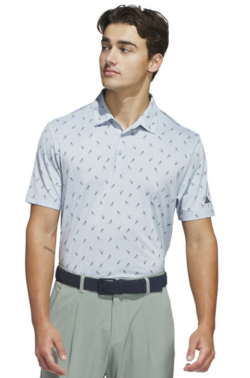 adidas Ultimate365 Printed Mesh Mens Golf Polo Shirt 2025 UK MEDIUM - JF9003