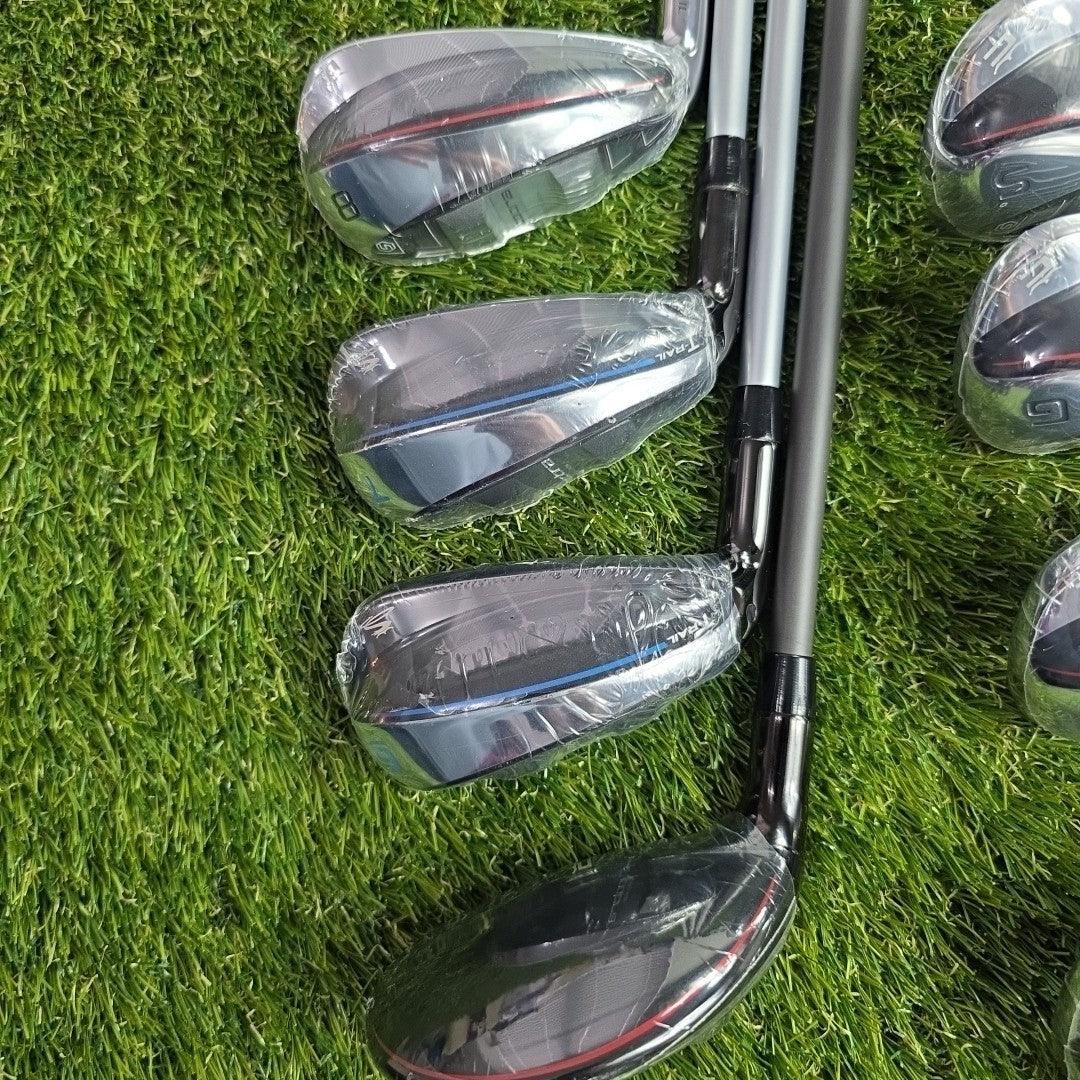 Cobra T Rail 2023 Iron Set 5H + 6-PW + GW + SW Left Handed *BRAND NEW*