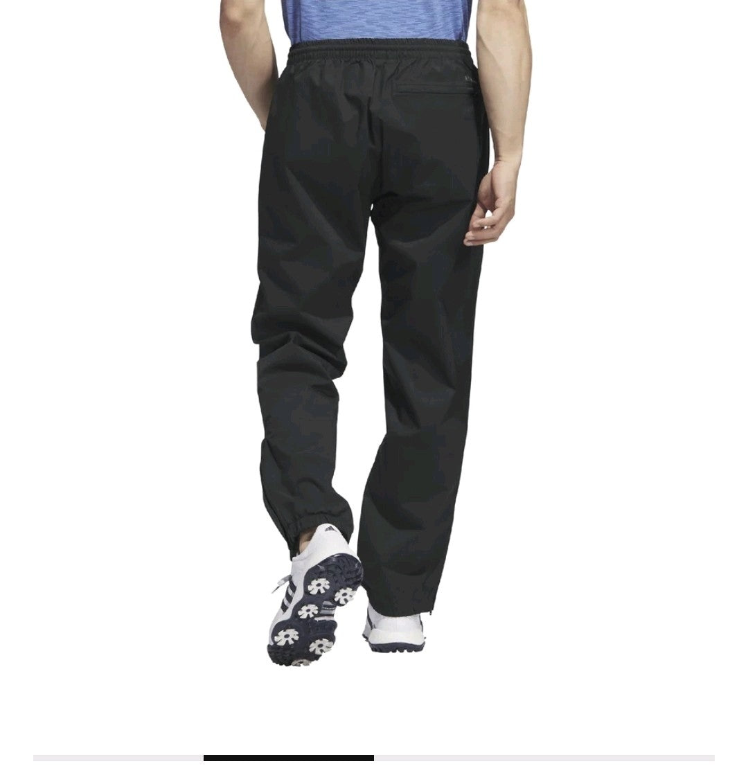 adidas Black RAIN.RDY Golf Tracksuit Bottoms HZ5941 Size L *BRAND NEW*