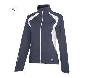 Galvin Green Amy Ladies Waterproof Golf Jacket Navy/White Size S *BRAND NEW*
